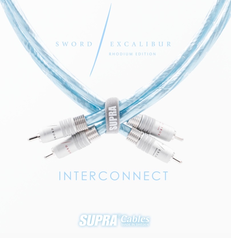 SUPRA SWORD-ISL RHODIUM AUDIO