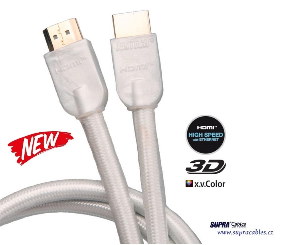 SUPRA by JenTech - HDMI HIGH SPEED ETHERNET WHITE